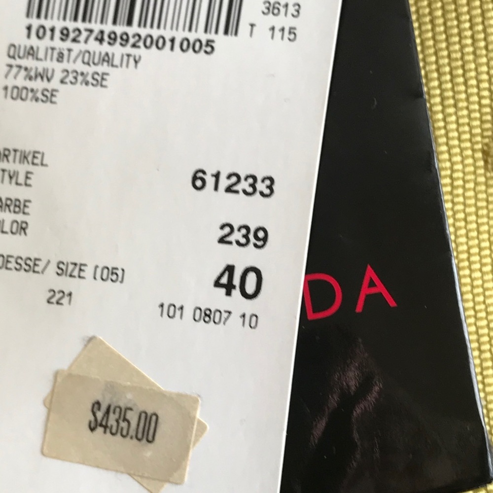 Nwt Authentic Escada Short Jacket S40 Wool/Silk View 4